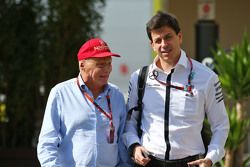 Niki Lauda, Mercedes Presidente no ejecutivo con Toto Wolff, Mercedes AMG F1 accionista y Director E