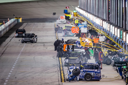 Pit stop action