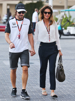 Fernando Alonso, McLaren et sa petite amie Lara Alvarez