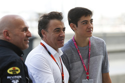 Jean Alesi, met zoon Juliano