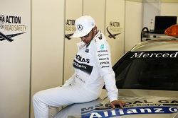 Lewis Hamilton, Mercedes AMG F1 lors de la parade des pilotes