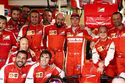 Kimi Raikkonen, Ferrari at a team photograph