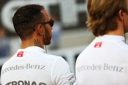Lewis Hamilton, Mercedes AMG F1 on the grid