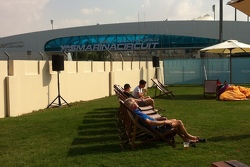 Fãs em Yas Marina