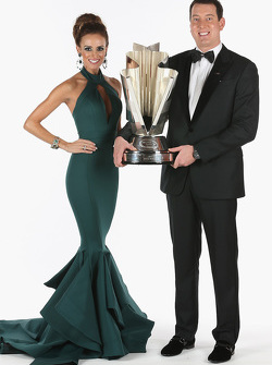 Samantha Busch and 2015 NASCAR Sprint Cup Champion Kyle Busch
