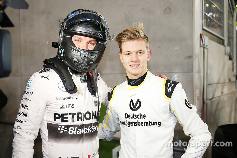 Nico Rosberg y Mick Schumacher