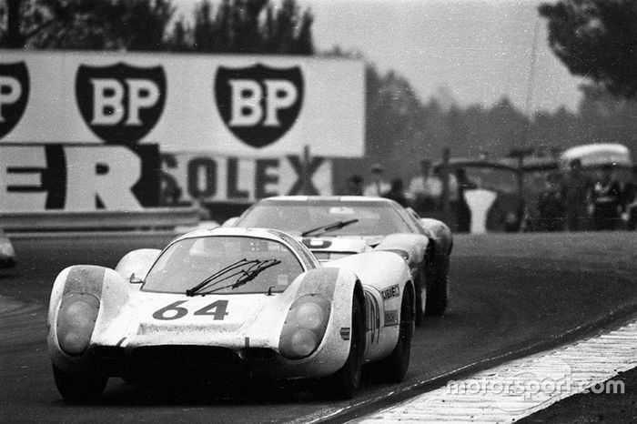 El Porsche 908 #64 de Hans Hermann y Gerard Larousse en 1969
