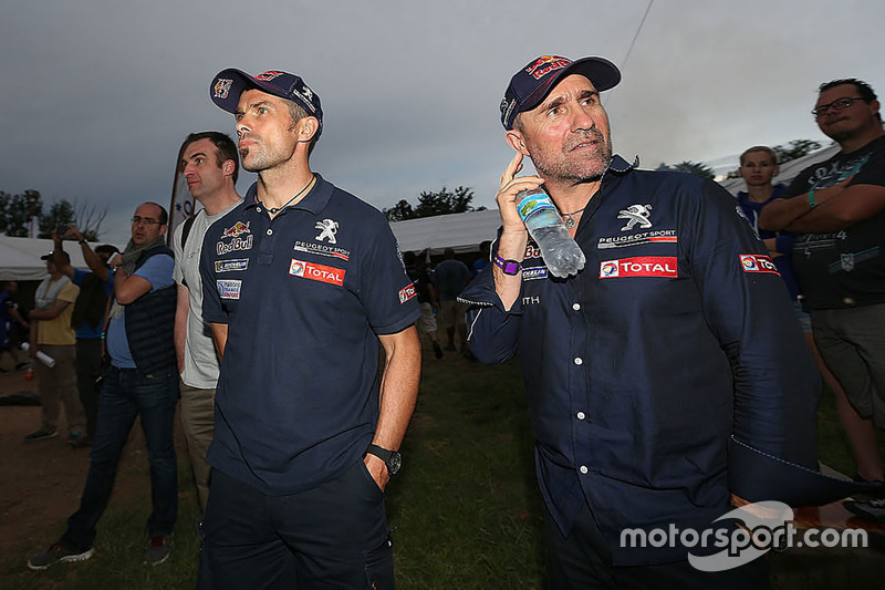 Cyril Despres y Stéphane Peterhansel, Peugeot Sport