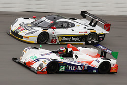#54 CORE autosport Oreca FLM09: Jon Bennett, Colin Braun, Mark Wilkins, Martin Plowman; #5 Action Ex