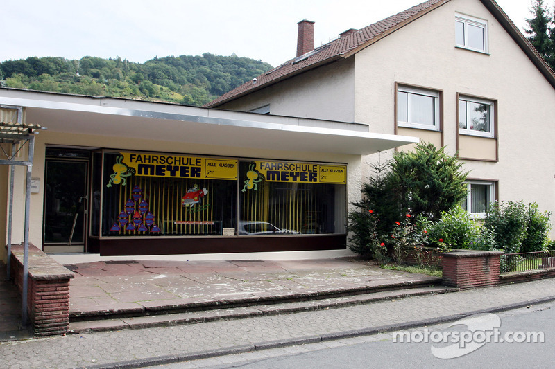 Sebastian Vettel's home town visit in Heppenheim, Germany: his driving shool