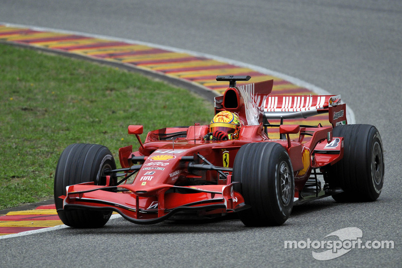 Valentino Rossi im Ferrari F2008