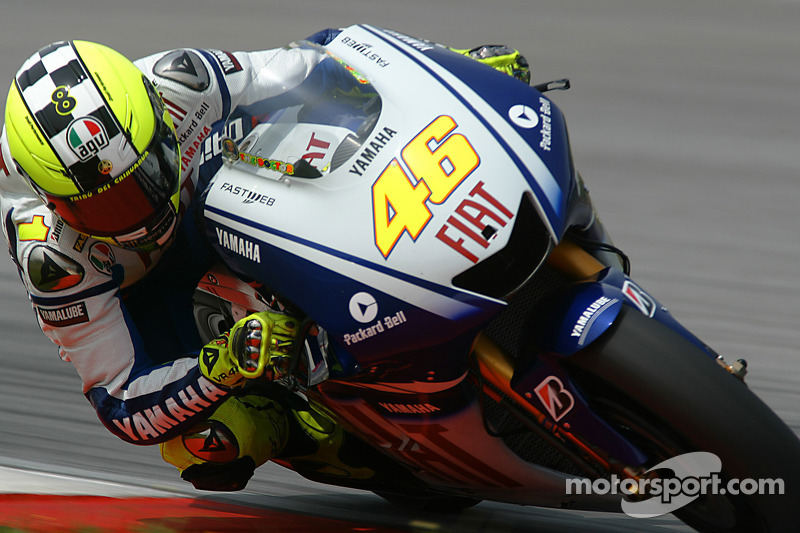 Valentino Rossi of Fiat Yamaha Team