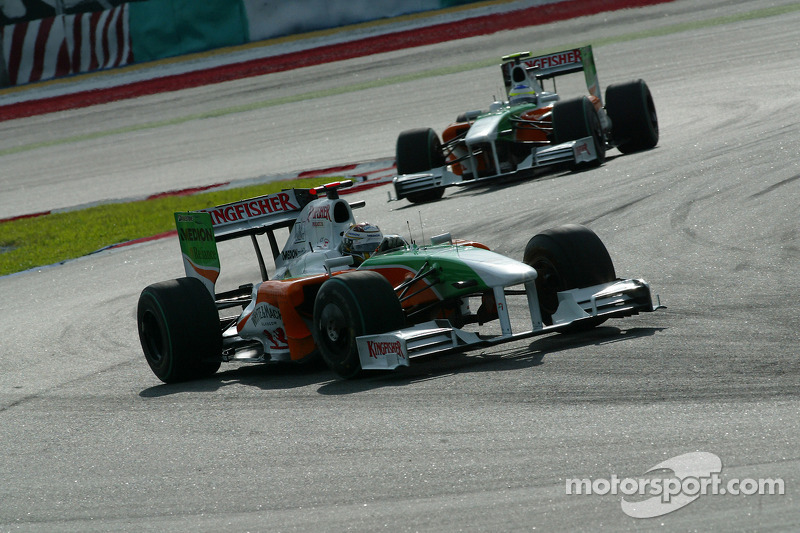 2009: Force India VJM02 (один подиум, 9-е место в КК)