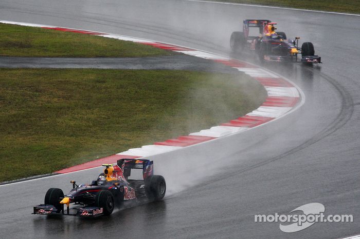 Sebastian Vettel, Red Bull Racing y Mark Webber, Red Bull Racing