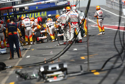 Pit stop de Nelson A. Piquet, Renault F1 Team