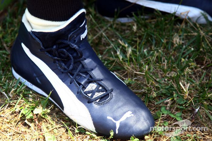 Botín de Sebastian Vettel, Red Bull Racing con su moneda de la suerte