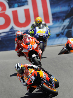 Dani Pedrosa, Repsol Honda Team, Casey Stoner, Ducati Marlboro Team, Valentino Rossi, Fiat Yamaha Te