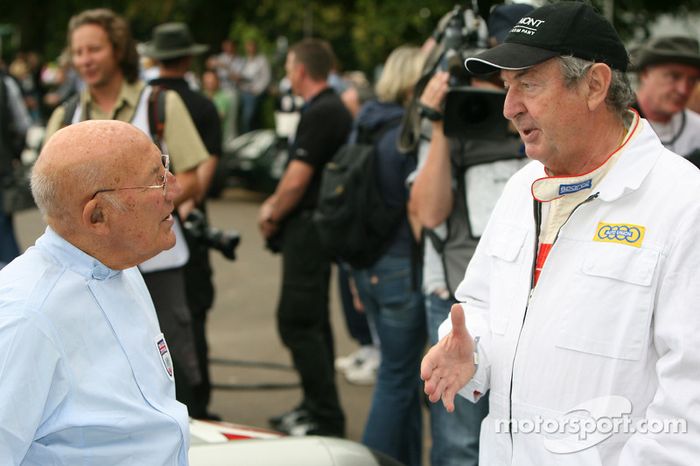 Stirling Moss e Nick Mason