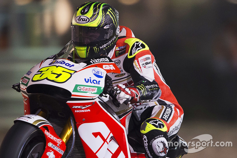 Cal Crutchlow (Honda), gestürzt
