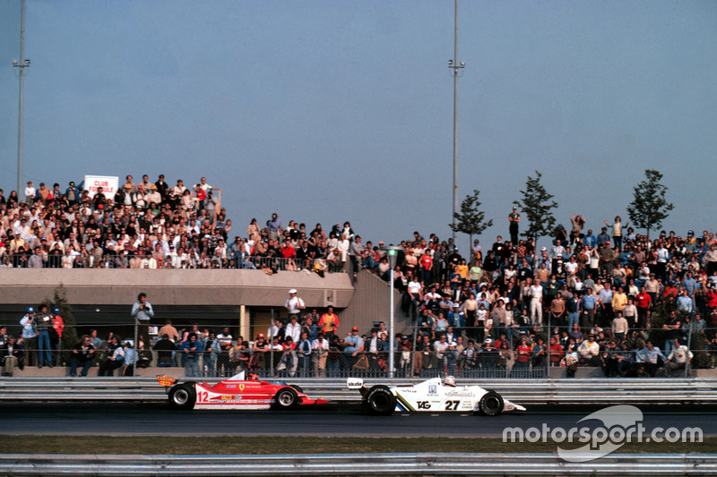 Gilles Villeneuve, Ferrari, Alan Jones, Williams