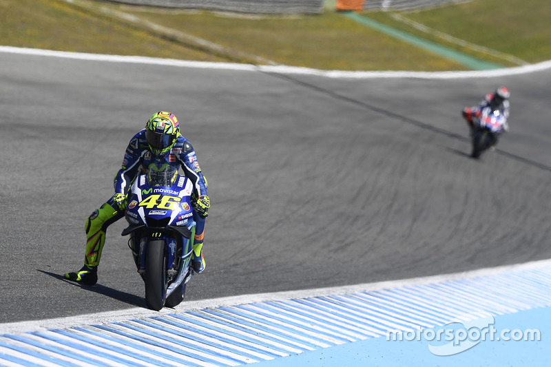 Valentino Rossi, Yamaha Factory Racing et Jorge Lorenzo, Yamaha Factory Racing