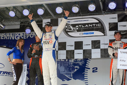 Podium: race winner and 2009 Atlantic Series champion John Edwards, Newman Wachs Racing