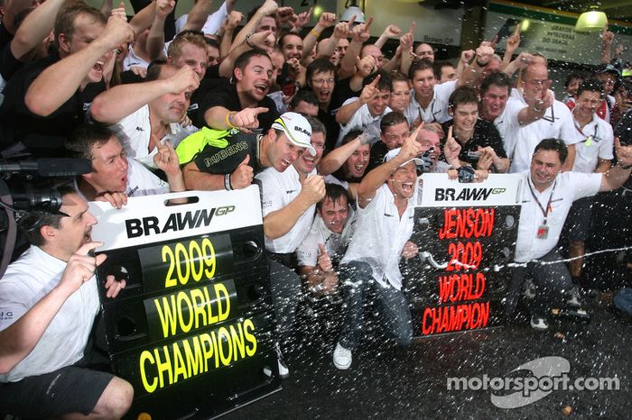 Rubens Barrichello, Brawn GP, Ross Brawn director de  Brawn GP y Jenson Button, Brawn GP