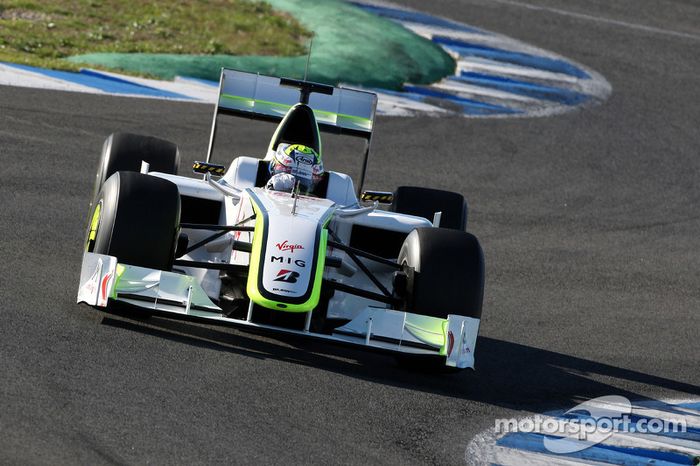 Marcus Ericsson, test ediyorfor BrawnGP