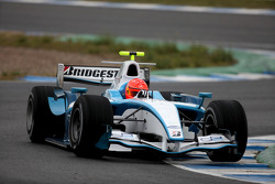 Michael Schumacher testet ein GP2-Auto