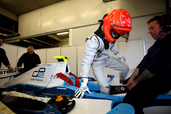 Michael Schumacher testet ein GP2-Auto