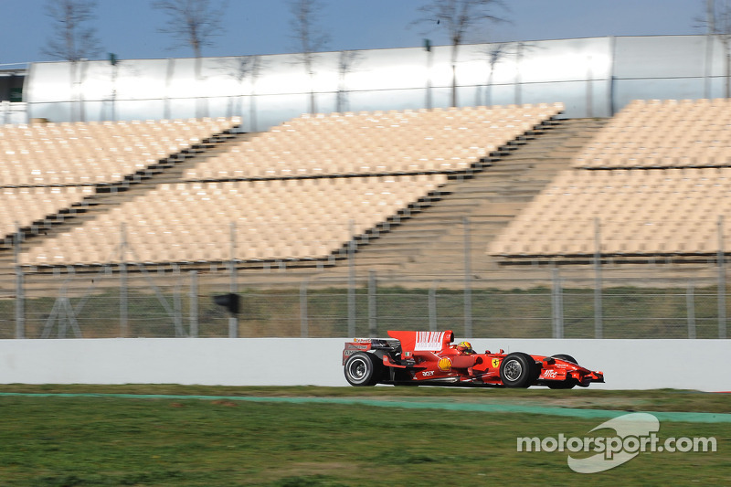 Valentino Rossi test de Ferrari F2008