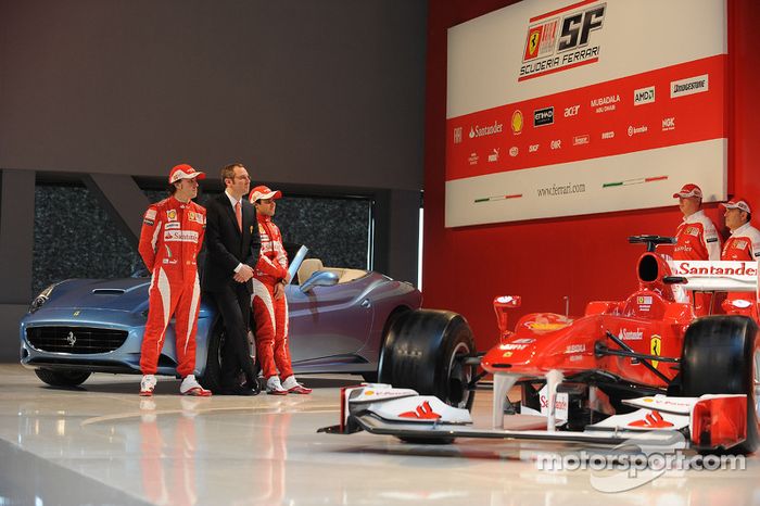 Felipe Massa, Stefano Domenicali, Fernando Alonso