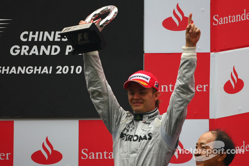 Podium: 3de Nico Rosberg, Mercedes GP